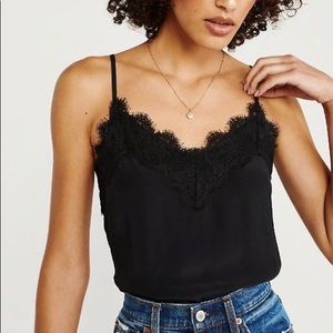 Abercrombie lace trim cami